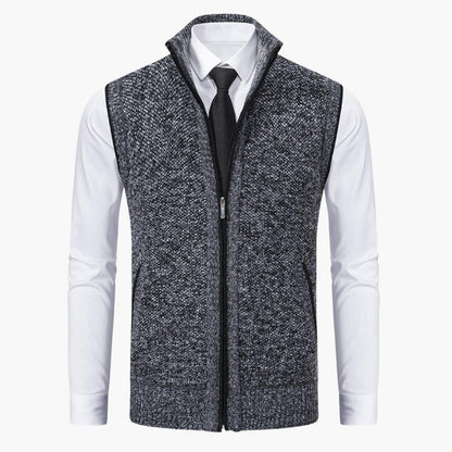 Men's Zipper Front Tank Vest