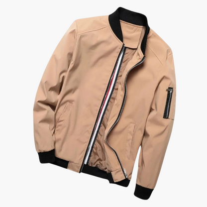 Men's Vintage Zip Up Bomber Jacket