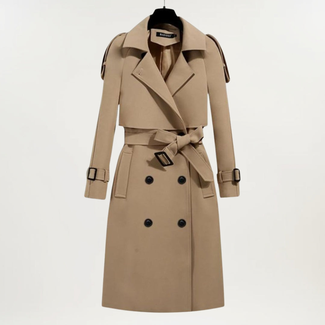 Classic Double Breasted Rain Coat