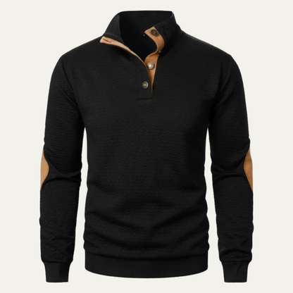 Classic Men's Collar Polo Knit Sweater