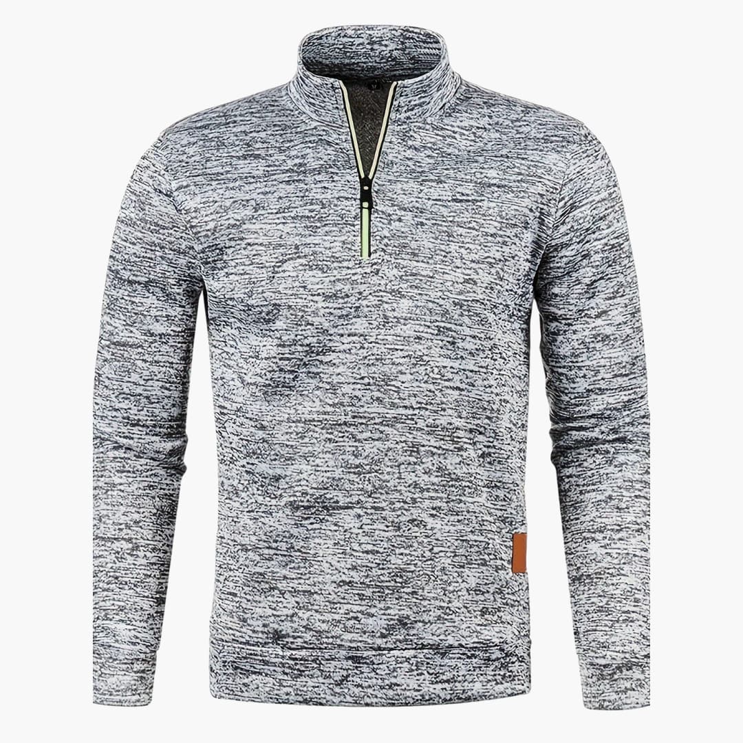 Men's Long Sleeve Half Zip Sweatshirt