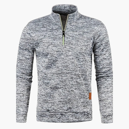 Men's Long Sleeve Half Zip Sweatshirt