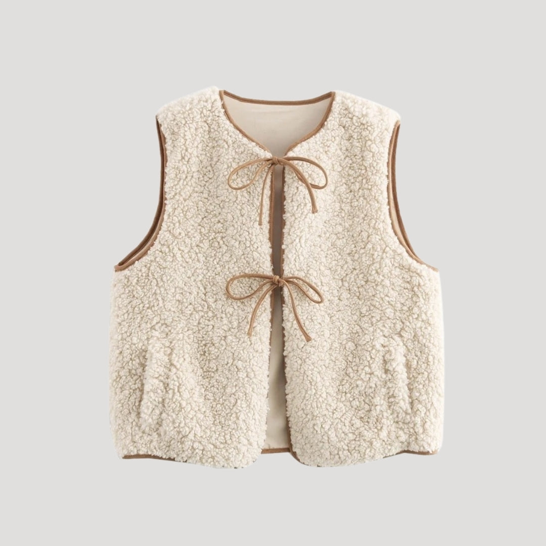 Soft Oversized Open Front Vest for Women - Nocini