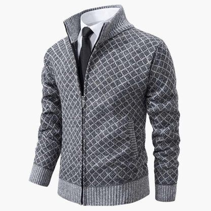 Slim Fit Mens Blazer with Lapel and Button Front - Olytrend