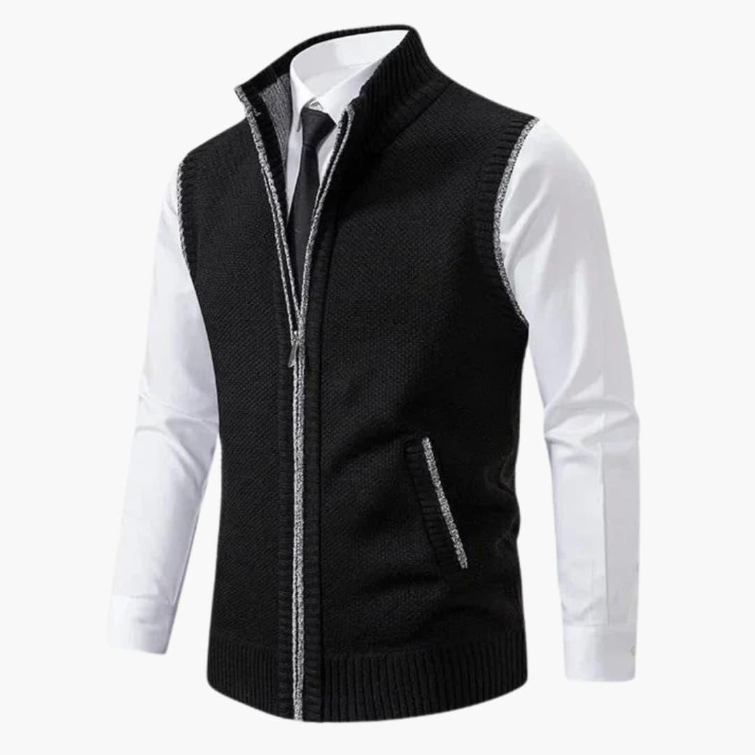 Men's Zipper Front Tank Vest