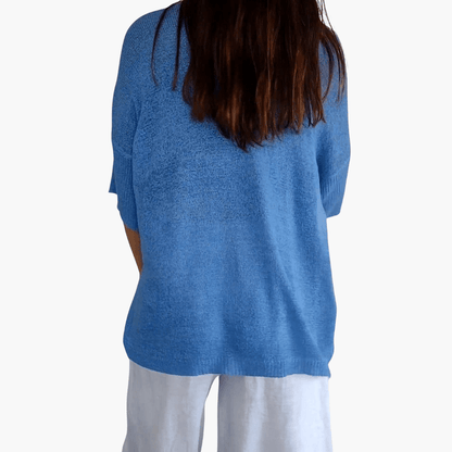Relaxed Fit V-Neck Tee for Women