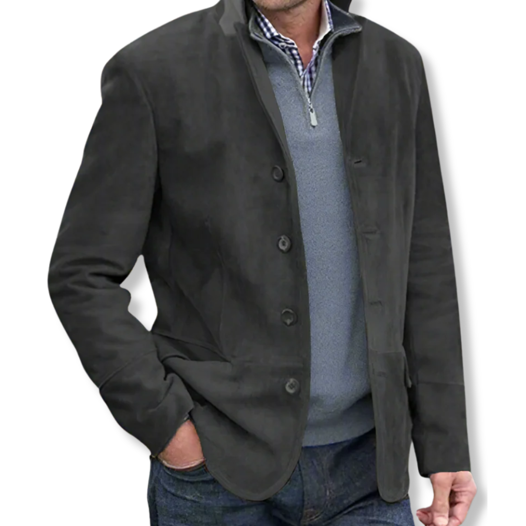 Slim Fit Button Jacket