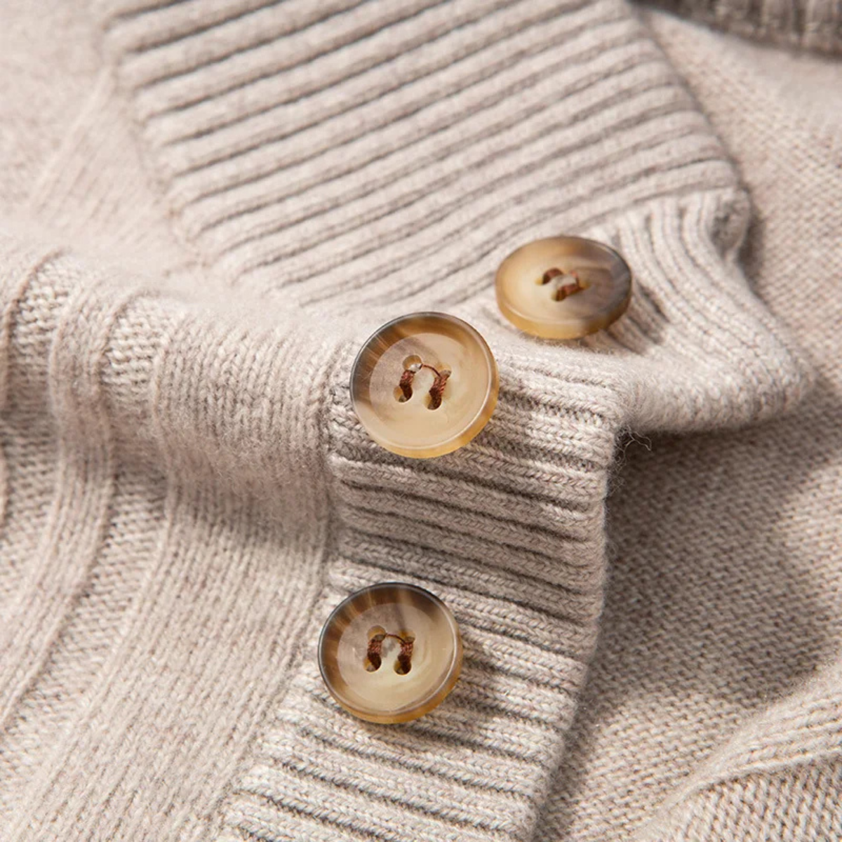 Warm Men's Crew Neck Cashmere Sweater
