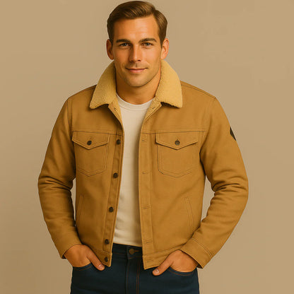 Waterproof Men's Fleece Jacket - Warm Outdoor Coat