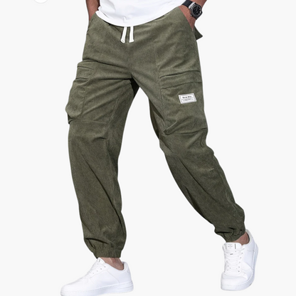 Comfortable Mens Corduroy Trousers with Pockets