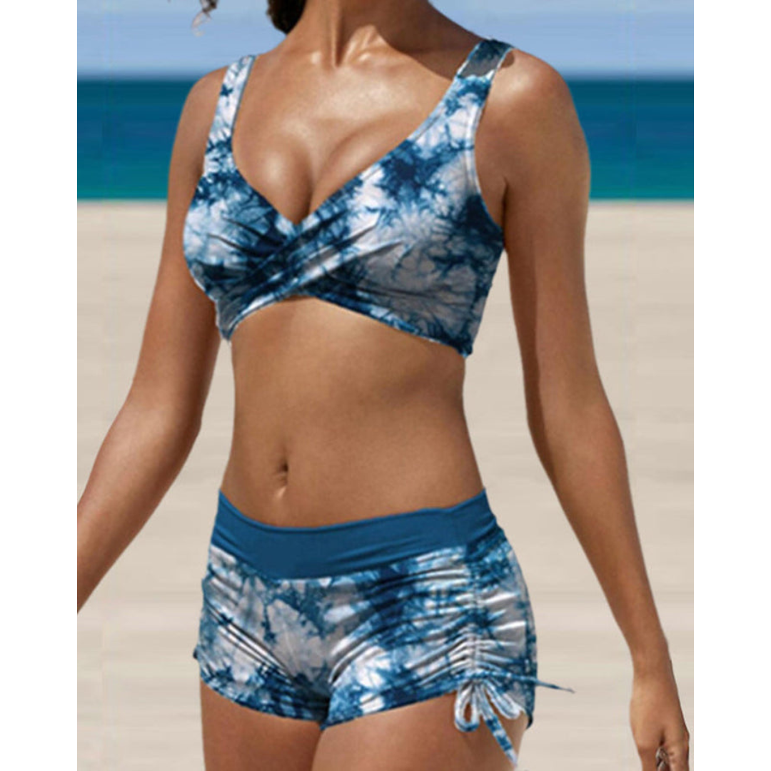 Women's Comfortable Two Piece Swimsuit Flattering Fit