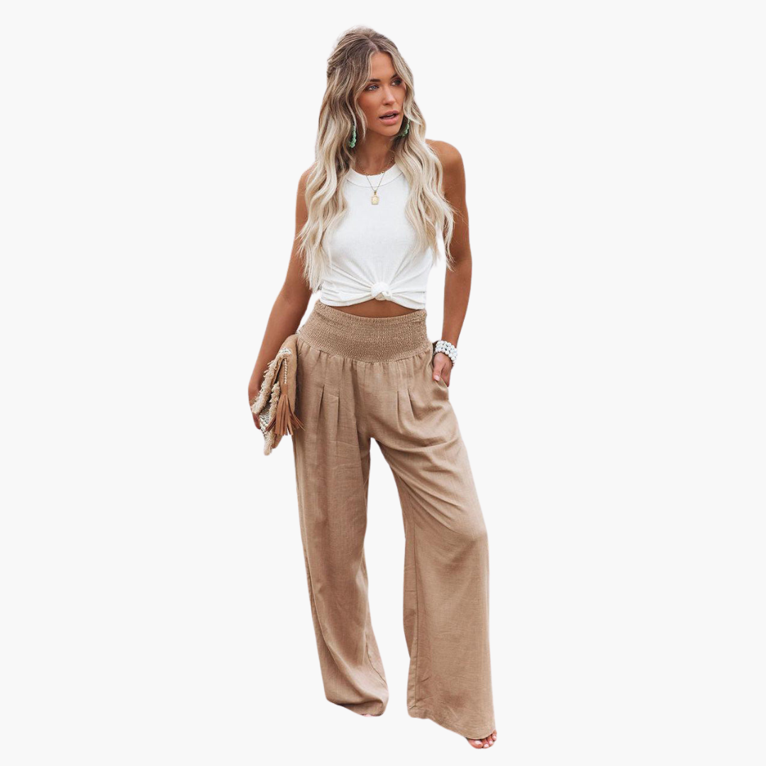 Loose Fit Ladies Summer Trousers