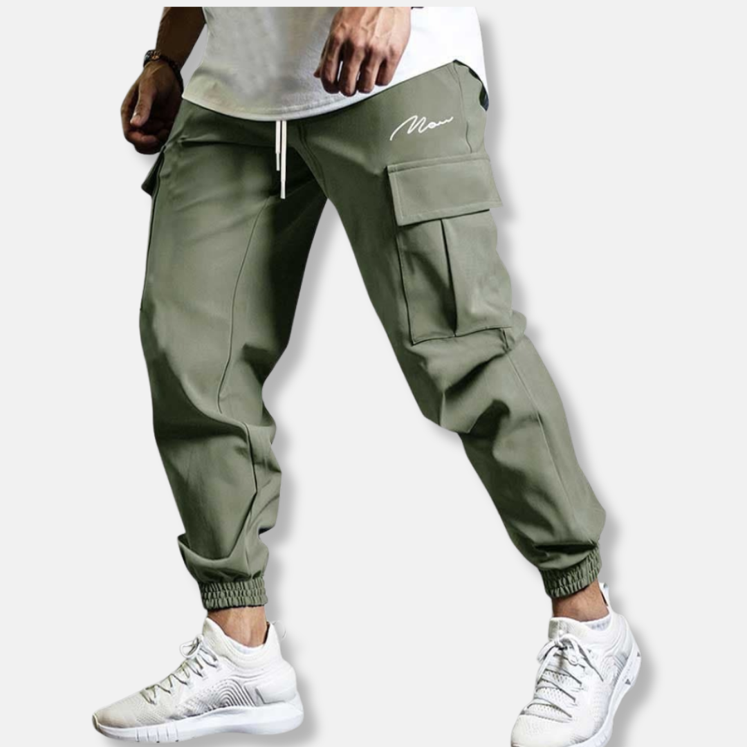 Comfortable Fit Cargo Jogger Pants