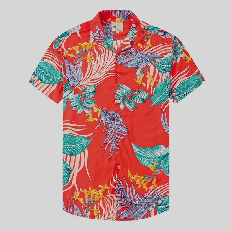 Casual Loose Fit Floral Summer Shirt