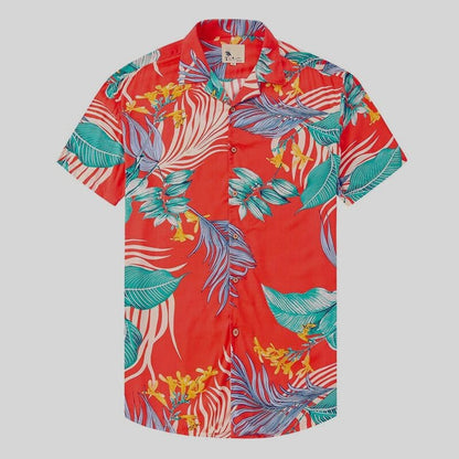 Casual Loose Fit Floral Summer Shirt