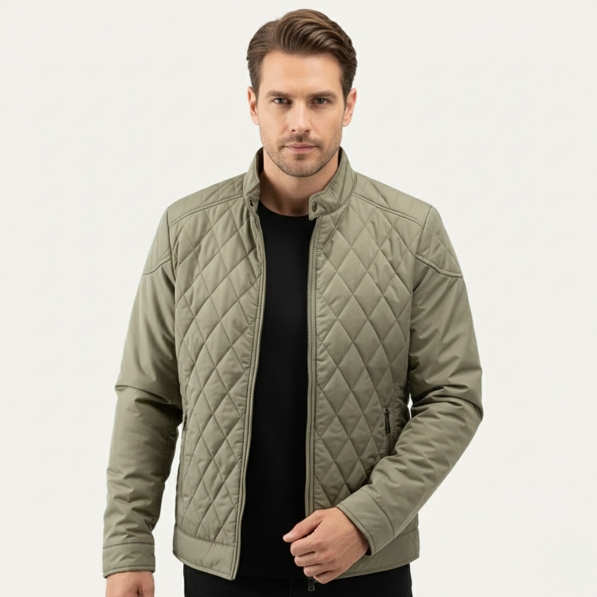 Warm Men's Insulated Padded Winter Coat