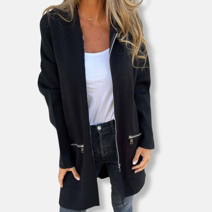 Plush Large Zip Up Hoodie Cardigan
