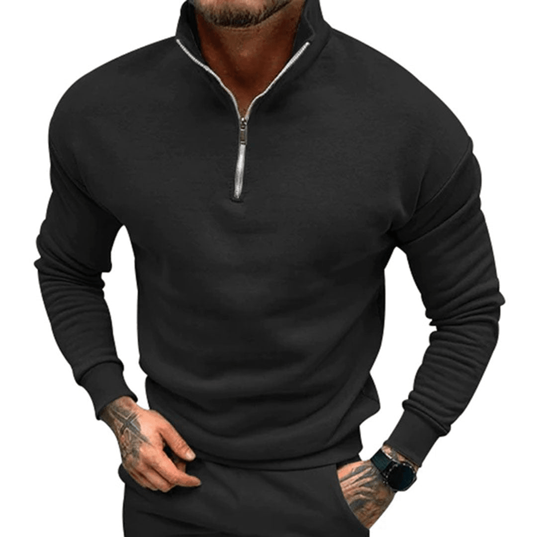 Soft Men's Fleece Zip-Up Jacket
