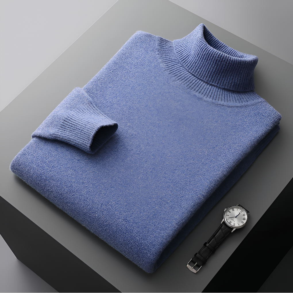 Soft Luxury Mens Wool Crew Neck Sweater
