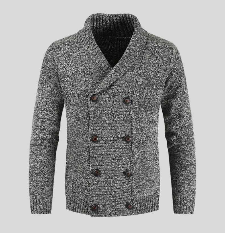 Classic Wool Button Front Cardigan Sweater