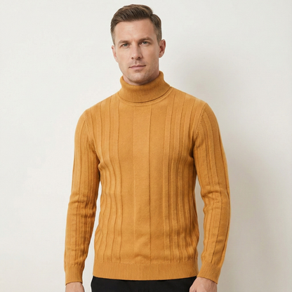 Men's Classic Fit Knitted Crew Neck Sweater