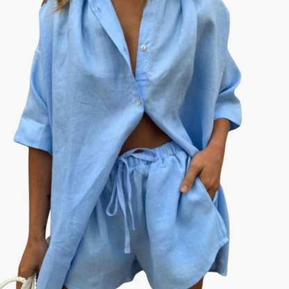 Casual 2 Piece Shorts Outfit for Women