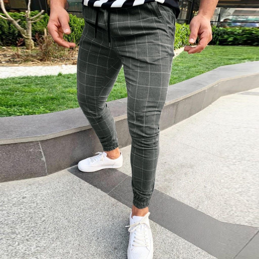 Men's Slim Fit Jogger Pants - Elastic Waist Joggers