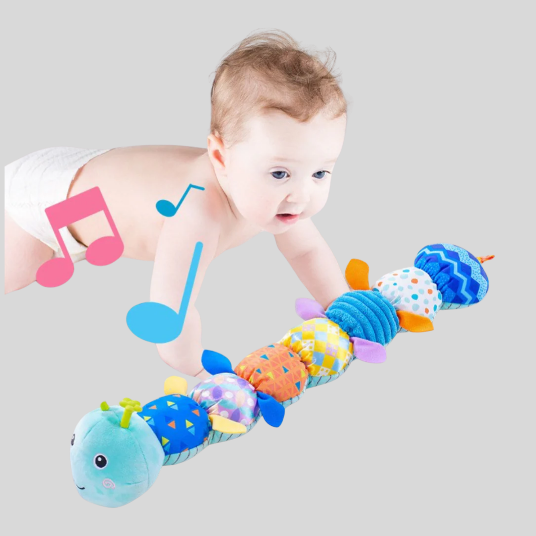 Soft Toy Caterpillar Baby Rattle