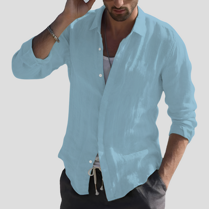Classic Relaxed Fit Cotton Dress Shirt