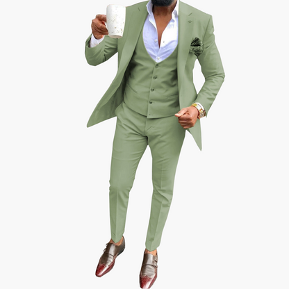 Men's 3 Piece Slim Fit Suit Set