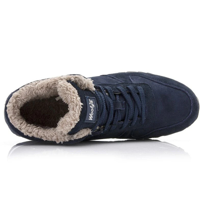 Comfortable Men's Insulated Fleece Ankle Boots