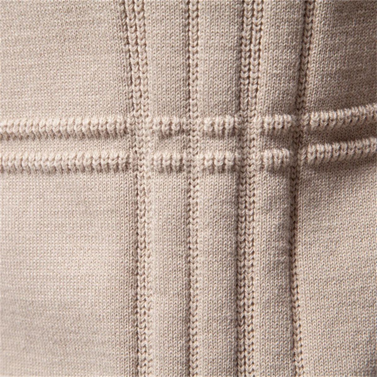 Classic Fit Men's Crew Neck Wool Sweater