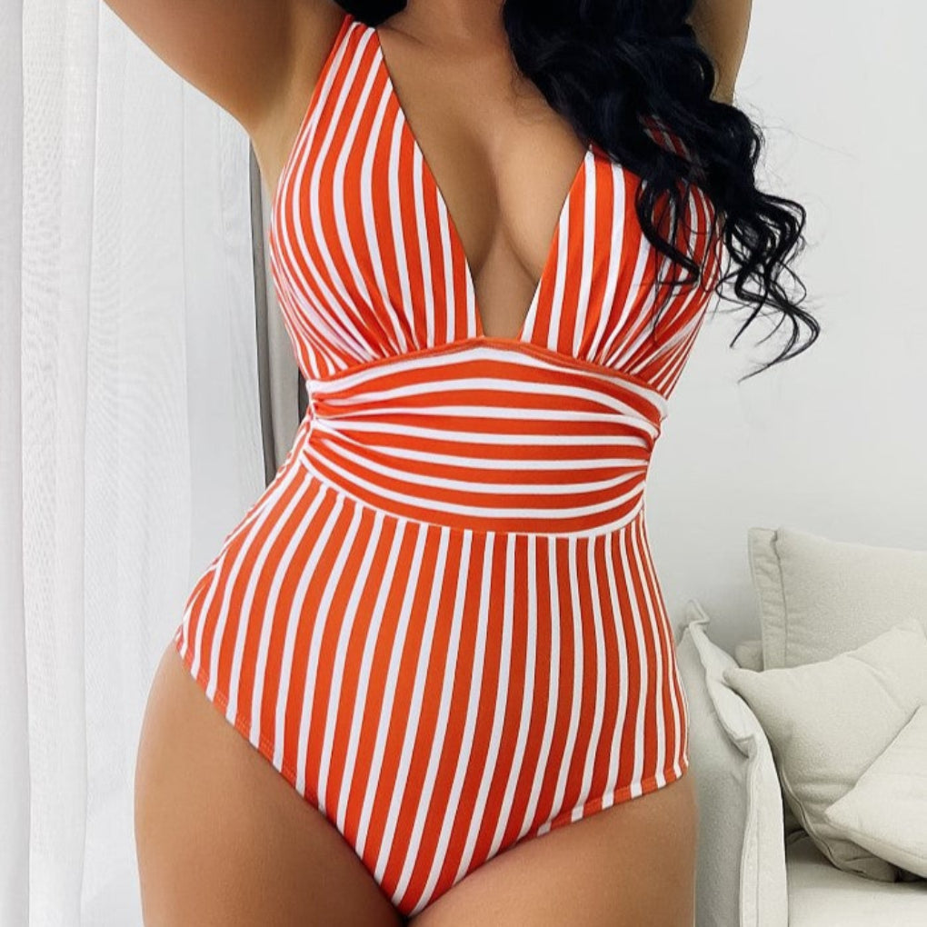 Classic Stripe Women's One Piece Swimsuit