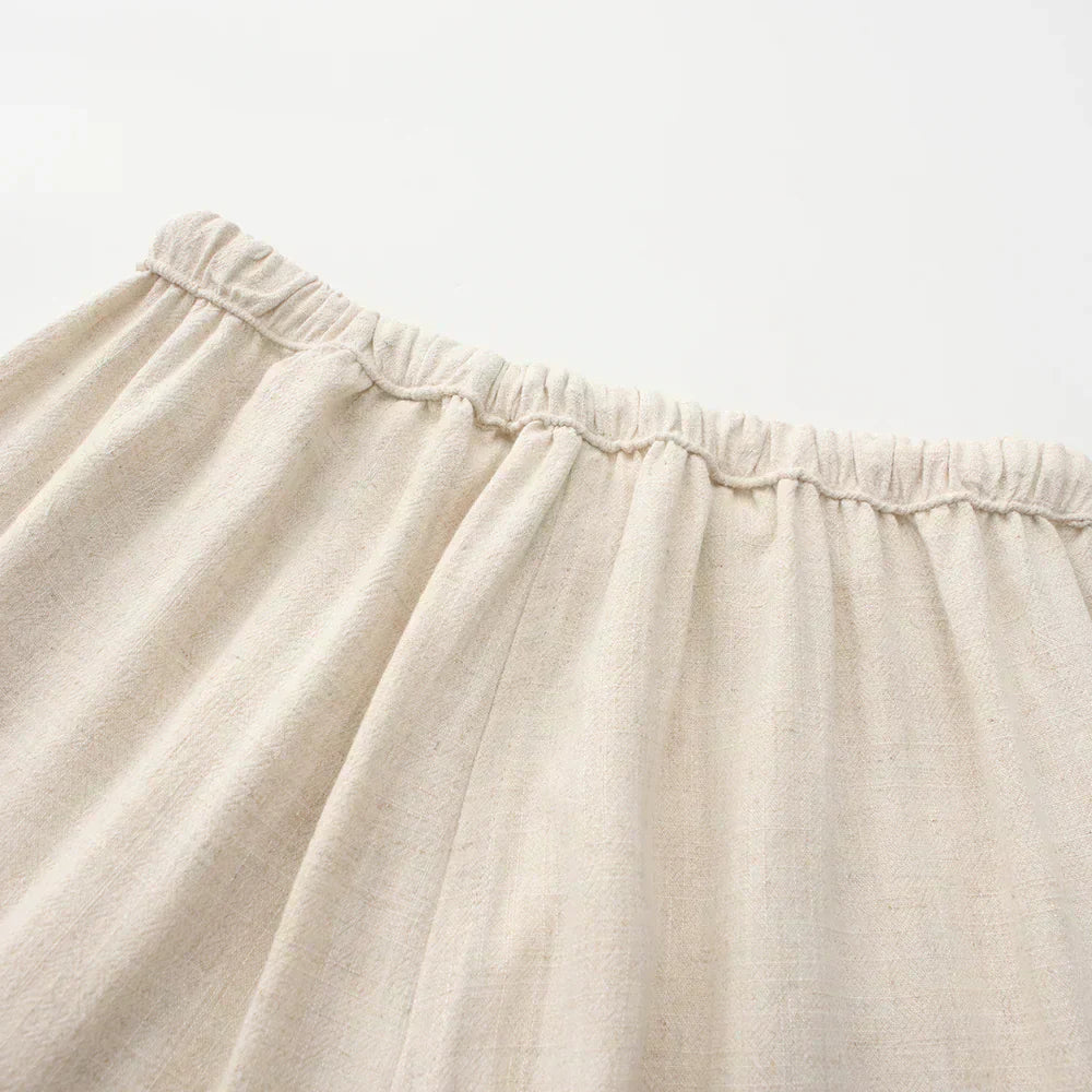 Relaxed Fit Linen Trousers
