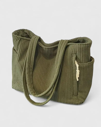 Stylish Woven Tote Bag with Strap Detail
