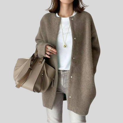 Soft Knitted Open Front Cardigan