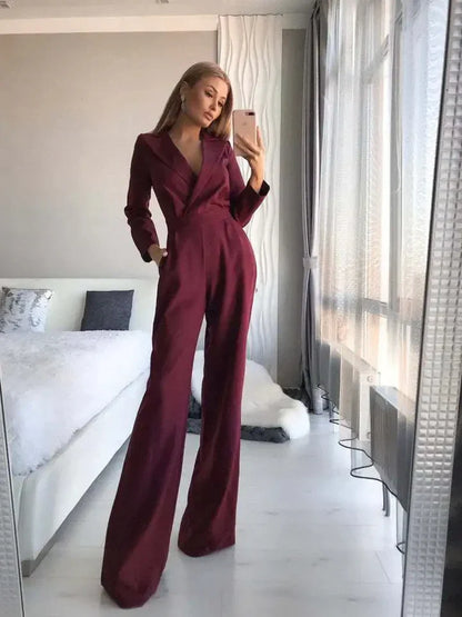 Women's Relaxed Fit V Neck Romper