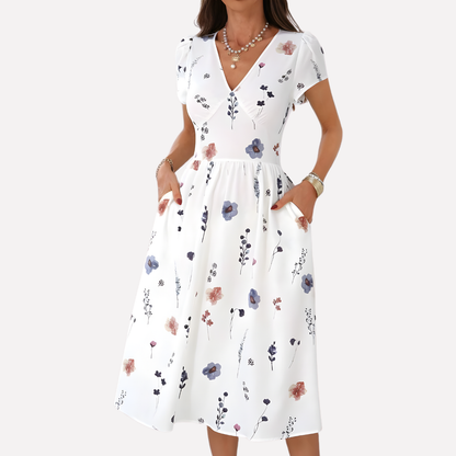 Ladies' Casual Pocket Dress - Olytrend