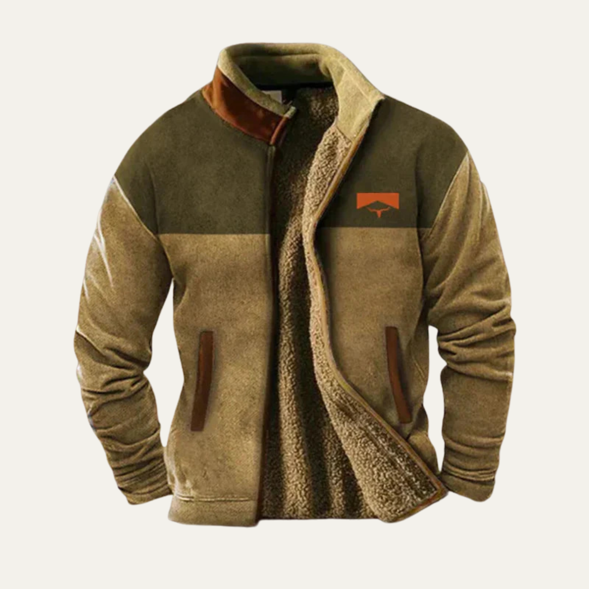 Classic Men's Fleece Lined Parka Winter Jacket