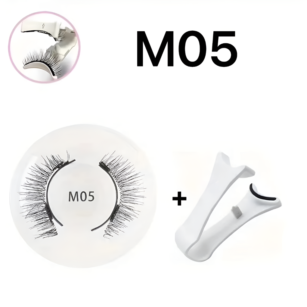 Easy Use Magnetic Lash Tweezers Set
