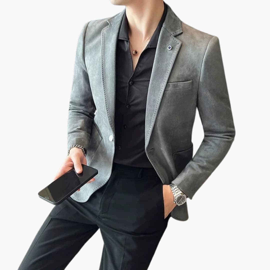 Slim Fit Mens Blazer Jacket for Formal Events