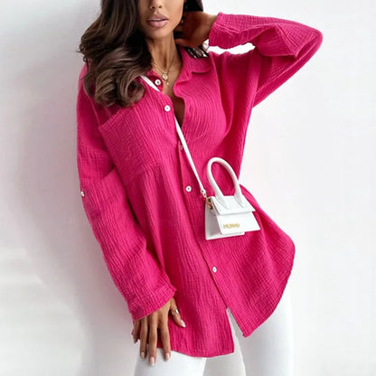 Comfortable Fit Women's Long Sleeve Top