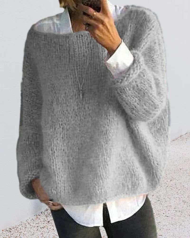 Cozy Cable Knit Pullover Sweater