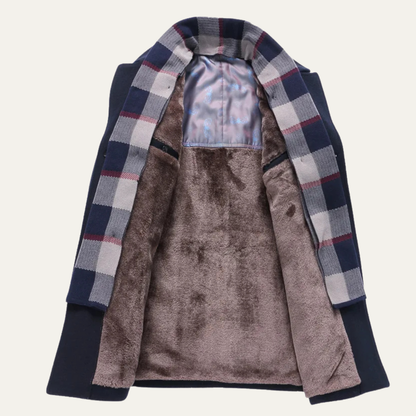 Luxury Men's Wool Cashmere Coat