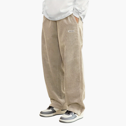 Comfortable Fit Men's Elastic Waist Pants