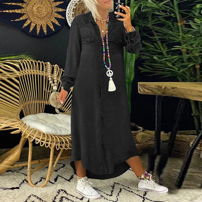 Casual Classic Denim Dress for Daily Wear