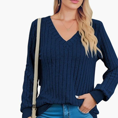 Ladies' Classic Crew Neck Long Sleeve Jumper