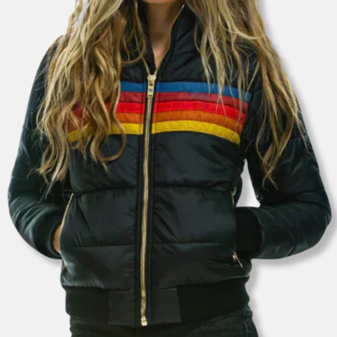 Warm Quilted Puffer Hood Jacket