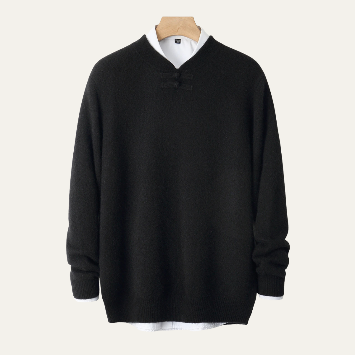 Luxury Men's Crew Neck Cashmere Knit Sweater