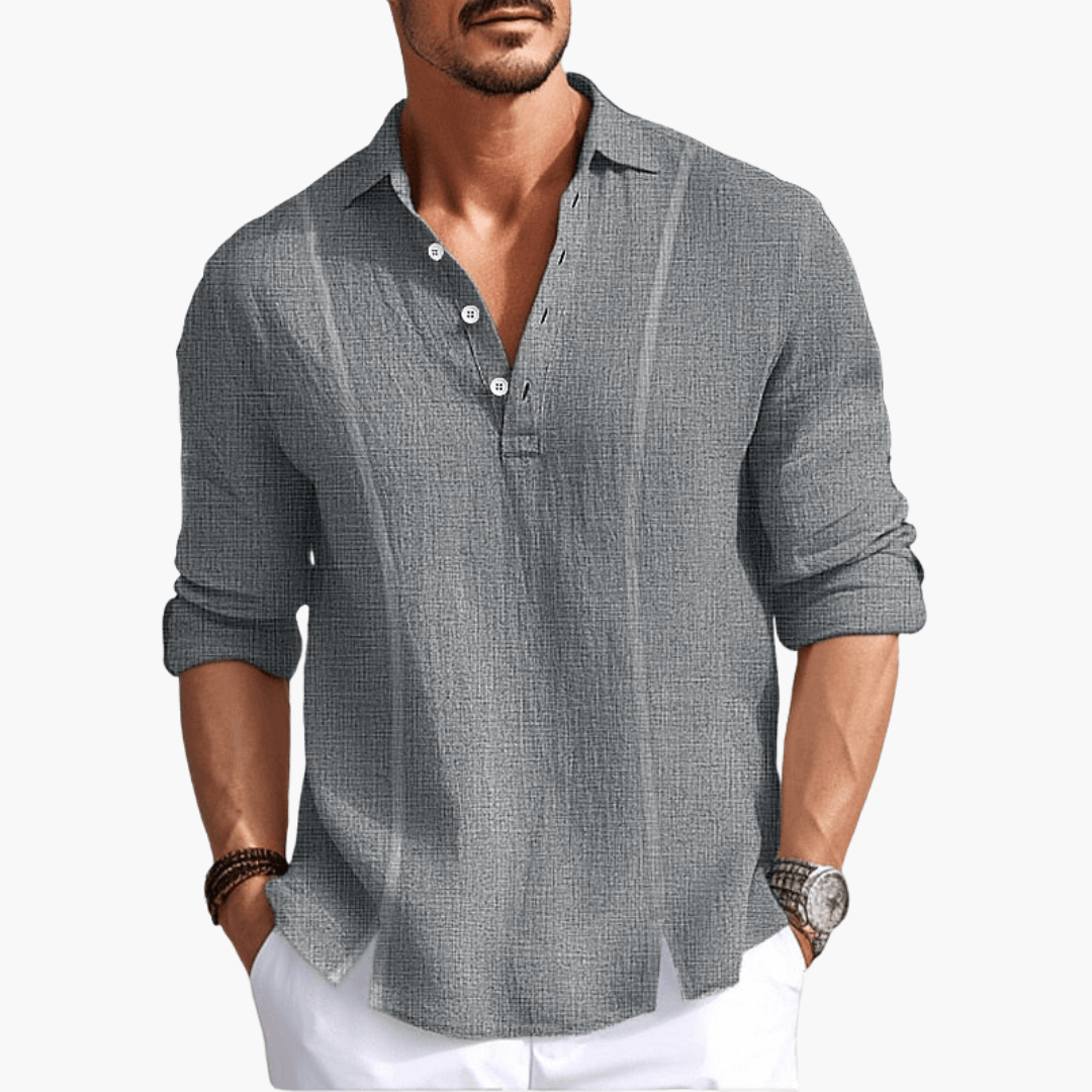 Men's Relaxed Fit Short Sleeve Summer Shirt